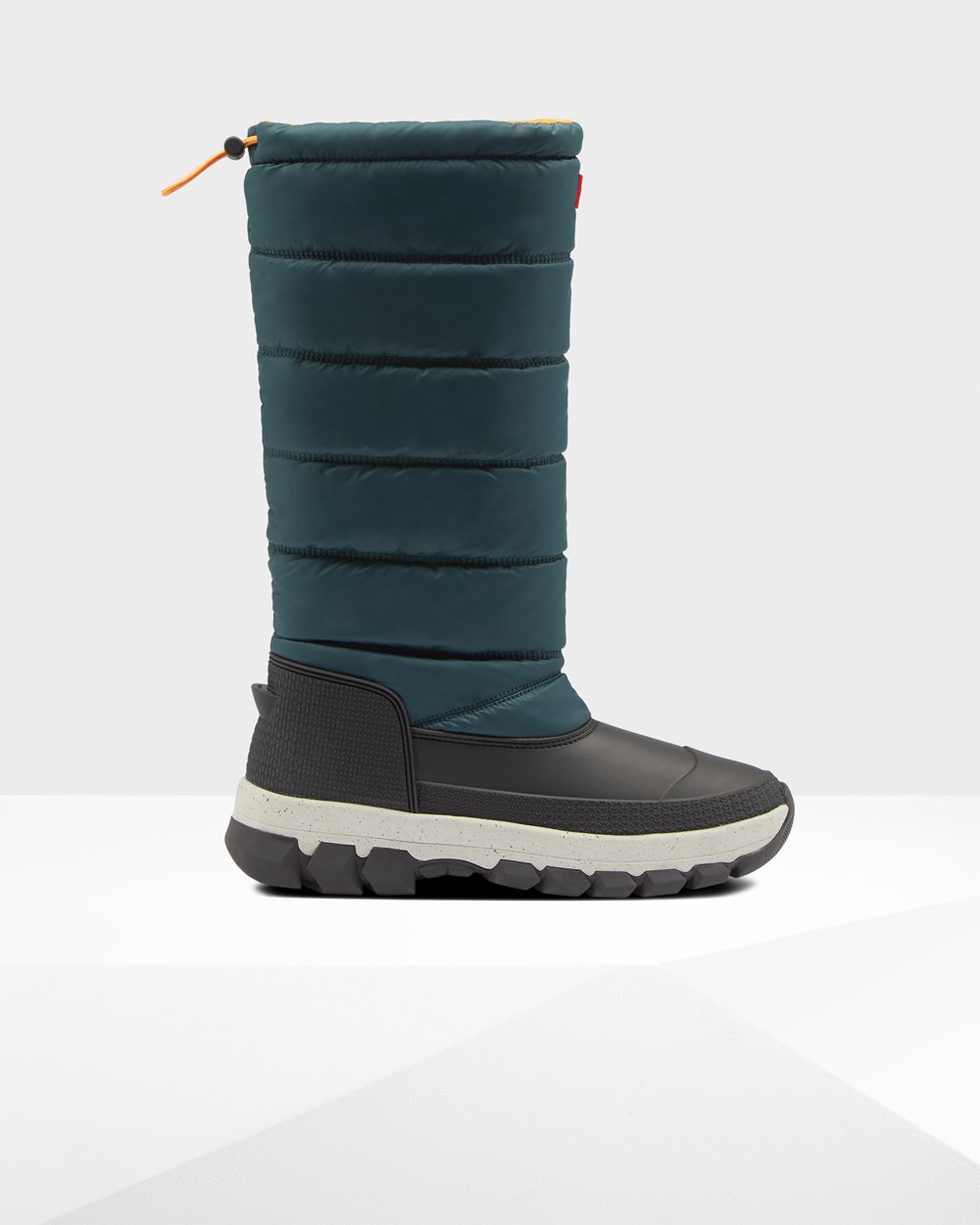 Women Hunter Original Insulated Tall | Snow Boots Green/Grey | NZ-60792-FCHA